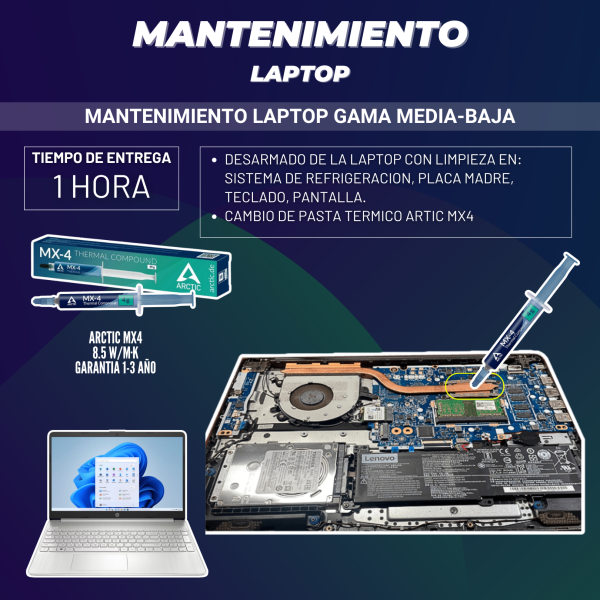 MANTENIMIENTO DE LAPTOP 1