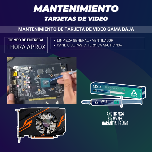 MANTENIMIENTO TARJETAS DE VIDEO 1