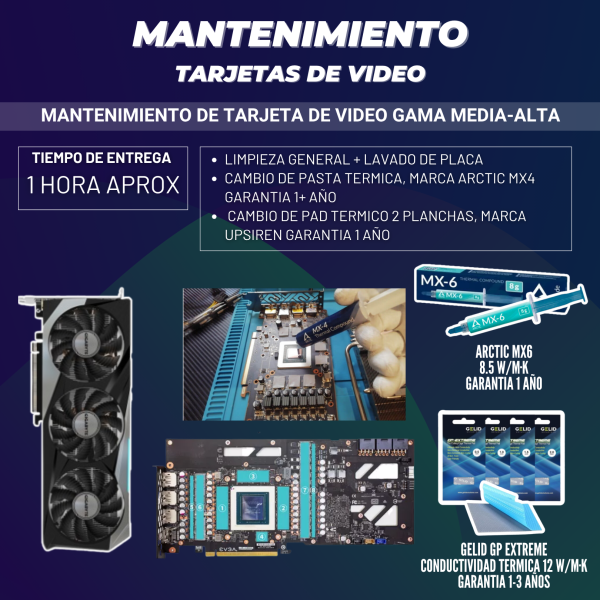 MANTENIMIENTO TARJETAS DE VIDEO 5