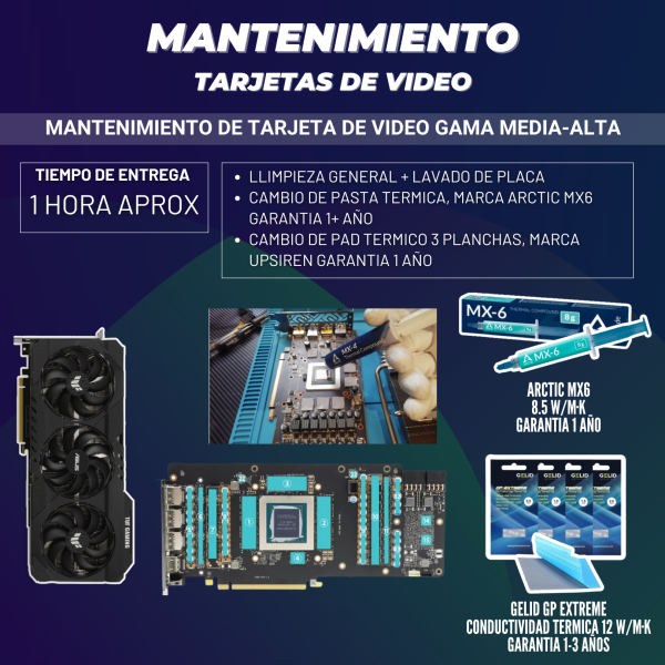 MANTENIMIENTO TARJETAS DE VIDEO 6