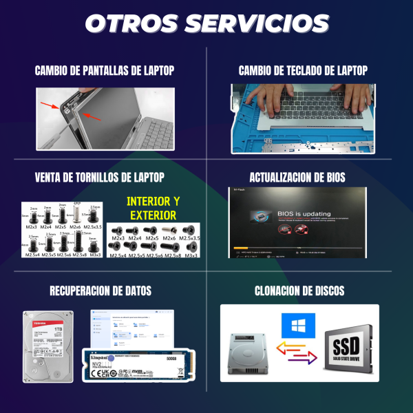 OTROS SERVICIOS CAMBIOS DE COMPONENTES