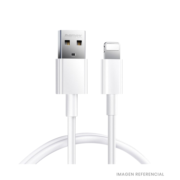 CABLE DE IPHONE BLANCO ENMALLADO