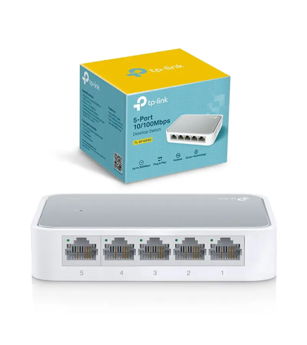 SWITCH TP-LINK 5 PUERTOS 10/100MBPS TL-SF1005D 6935364020064