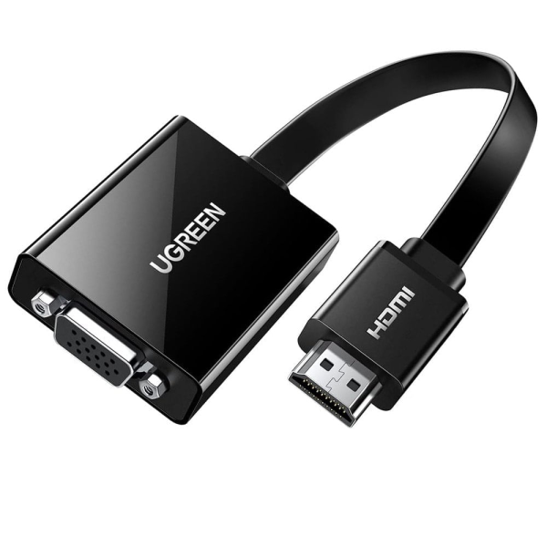 ADAPTADOR HDMI A VGA 25CM UGREEN * PARA PANTALLAS VGA