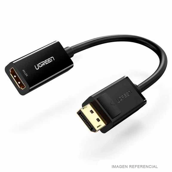 ADAPTADOR DISPLAY PORT MACHO A HDMI HEMBRA 4K 2K UGREEN
