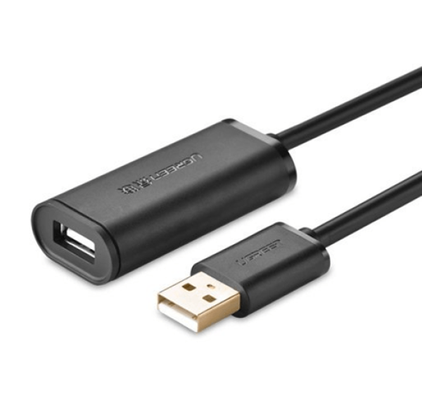 CABLE EXTENSION USB 2.0 MACHO A HEMBRA CON CHIPSET 10M UGREEN US121