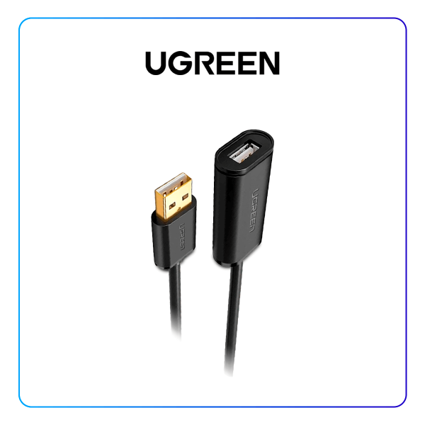 EXTENSION USB 2.0 MACHO HEMBRA CABLE CON CHIPSET 15M UGREEN