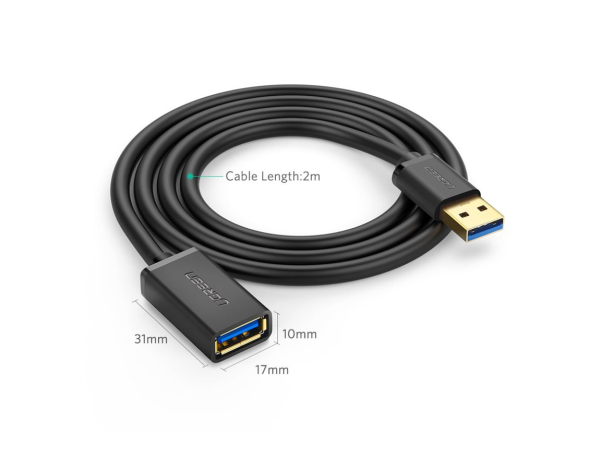 CABLE EXTENSION USB 2M USB 3.0 UGREEN