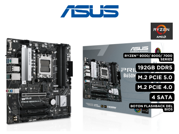 PLACA MADRE ASUS, B650M-A II SVL DDR5