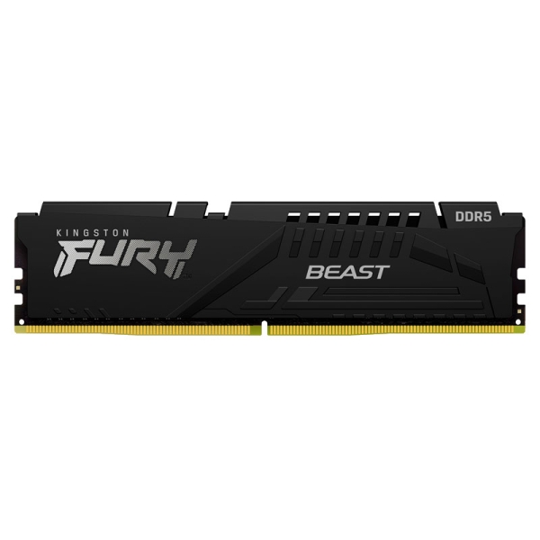 MEMORIA RAM KINGSTON FURY BEAST 16GB, DDR5-5200MHZ, PC5-41600, CL40, 1.25V, 288-PINES, XMP 3.0