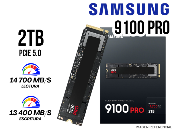 SSD, SAMSUNG, 9100 PRO 2TB NVME PCIE 5.0