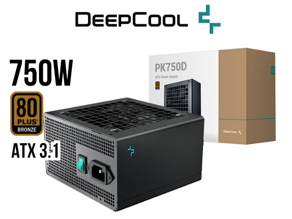 FUENTE DE PODER DEEPCOOL PL750D 80 PLUS BRONZE ATX