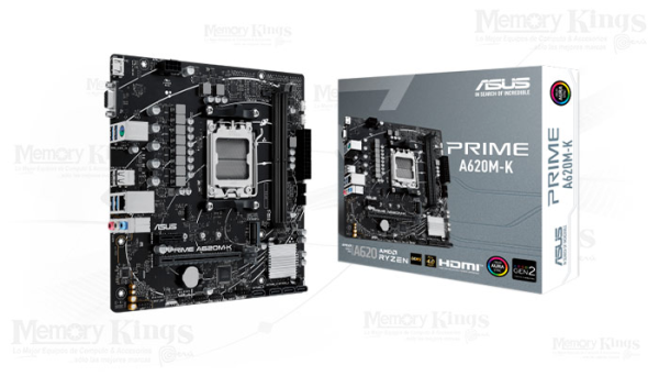 MOTHERBOARD ASUS PRIME A620M-K, CHIPSET AMD A620, SOCKET AMD AM5, MICRO ATX