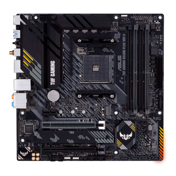 MOTHERBOARD ASUS TUF GAMING B550M-PLUS WIFI II CHIPSET AMD B550, SOCKET AMD AM4, MICRO ATX