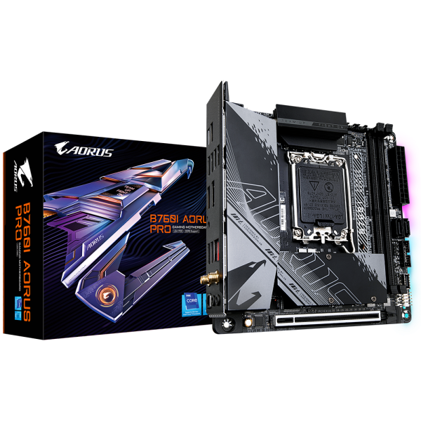 MOTHERBOARD GIGABYTE B760I AORUS PRO, CHIPSET INTEL B760, LGA1700, MINI-ITX