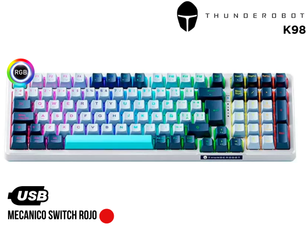 TECLADO, THUNDEROBOT, K98 AZUL