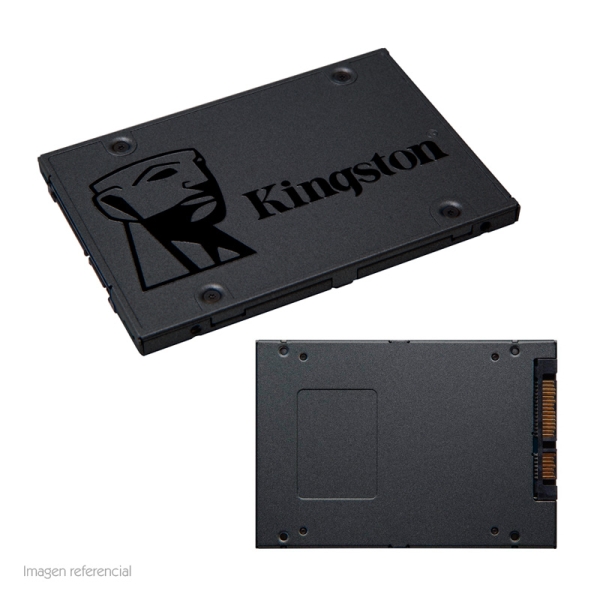 DISCO SOLIDO KINGSTON A400, 240GB, SATA 6GB/S, 2.5", 7MM, TLC.