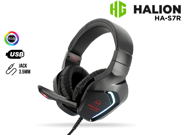 AUDIFONO GAMER HALION HA-S7R RGB