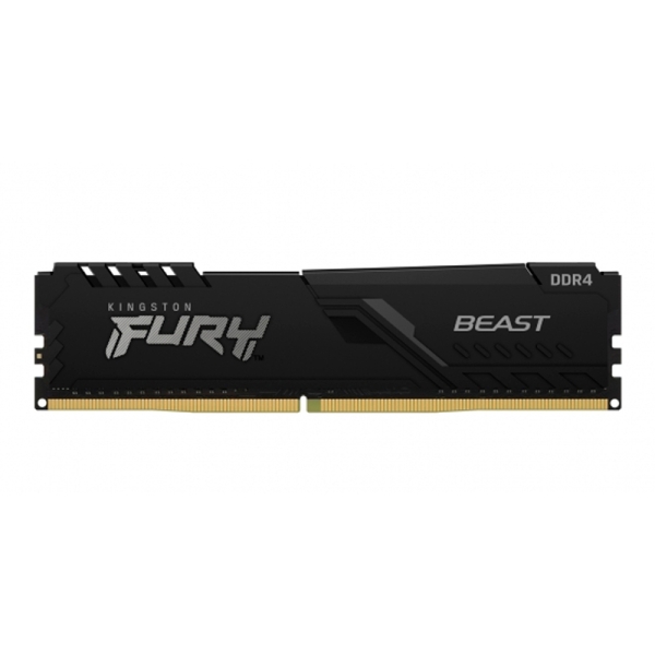 MEMORIA KINGSTON FURY BEAST, 16GB, DDR4, 3200 MHZ, PC4-25600, CL16, 1.35V.