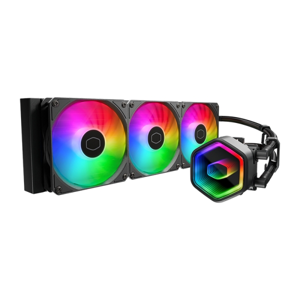 REFRIGERACION LÍQUIDA COOLER MASTER MASTERLIQUID 360L CORE II ARGB, NUM.DE VENTILADORES: 3