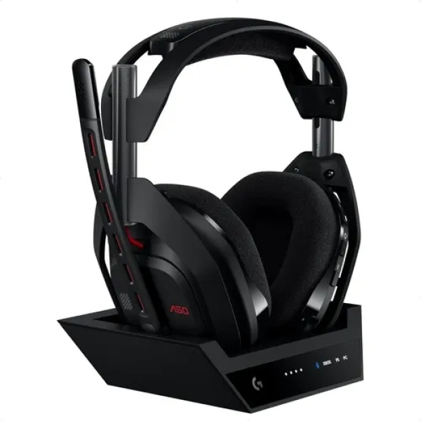AUDIFONO C/MICROF. LOGITECH G ASTRO A50 LIGHTSPEED/BT/PS5/PC/XBOX PLAYSYNC AUDIO + BASE BLACK (939-002217)