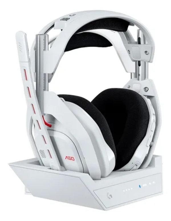 AUDIFONO C/MICROF. LOGITECH G ASTRO A50 LIGHTSPEED/BT/PS5/PC/XBOX PLAYSYNC AUDIO + BASE WHITE (939-002229)