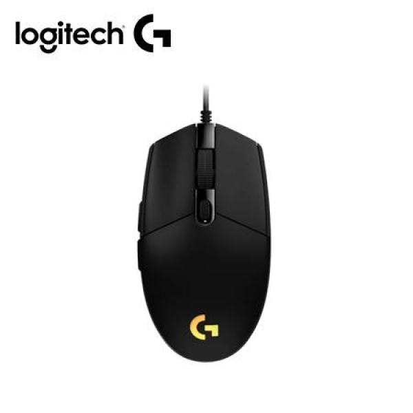 MOUSE LOGITECH G203 LIGHTSYNC OPTICAL 8000 DPI RGB BLACK (910-005793)