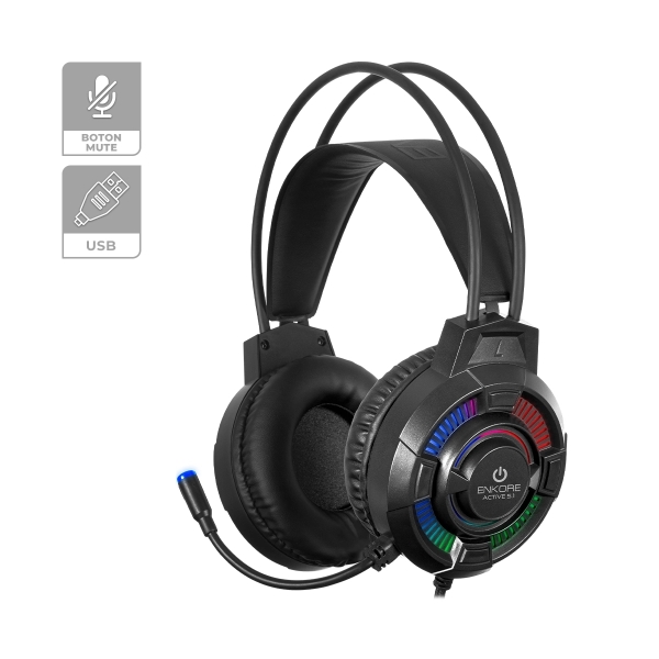 AUDIFONOS ENKORE ACTIVE 5.1 EKHG 1004U W