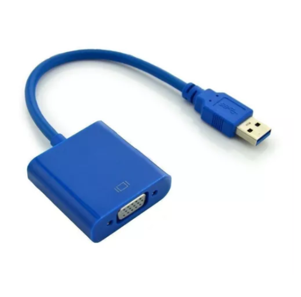 ADAPTADOR USB 3.0 A VGA  AZUL