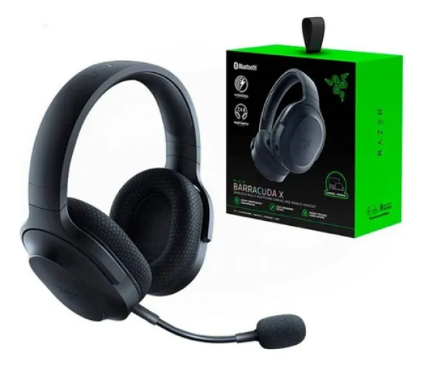 AUDIFONO C/MICROF. RAZER BARRACUDA X 2022 50H WIRELESS / BT / 3.5 MM SMARTSWITCH BLACK