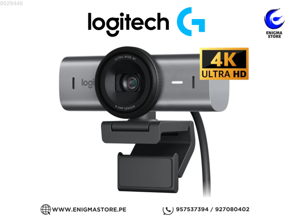CAMARA LOGITECH MX BRIO PRO 700 ULTRA HD 4K USB-C BLACK