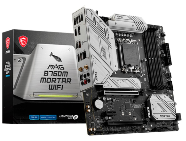 PLACA MADRE MSI, B760M MORTAR WIFI LGA 1700 DDR4 PCIE 5.0