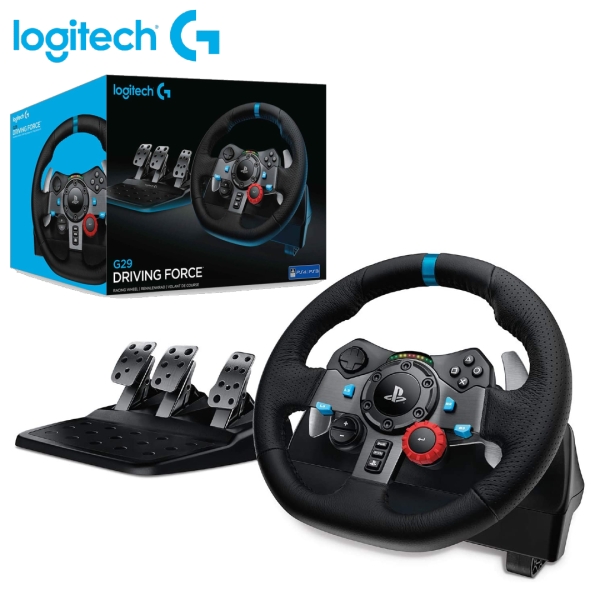 TIMON C/PEDAL LOGITECH G29 RACING WHEEL PS5/PS4/PS3/PC USB BLACK