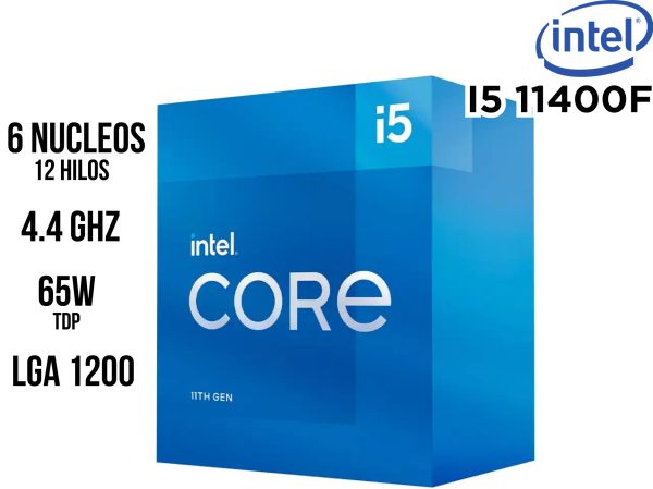 PROCESADOR INTEL CORE I5-11400F 2.6GHZ