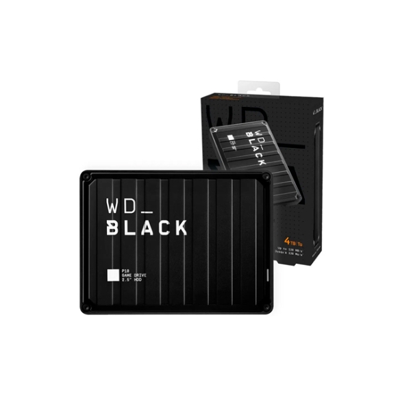DISCO DURO EXTERNO WESTERN DIGITAL BLACK P10 GAME DRIVE, 4 TB, USB 3.2 GEN 1 HASTA 5GB/S
