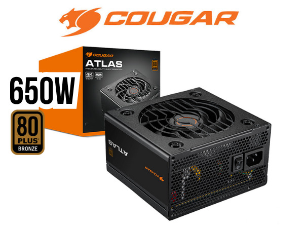 FUENTE DE PODER COUGAR 650W 80+BRONZE ATLAS CGR BD 650