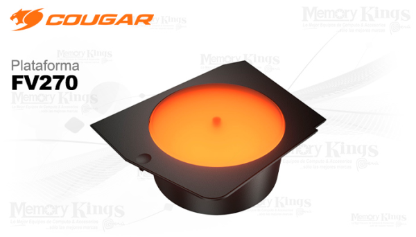 PLATAFORMA GIRATORIA LUMINOSA, COUGAR, PARA CASE FV270 BLACK 1KG
