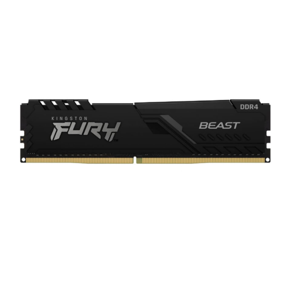 MEMORIA RAM KINGSTON FURY BEAST, 16GB, DDR4, 3200 MHZ, PC4-25600, CL16, 1.35V.