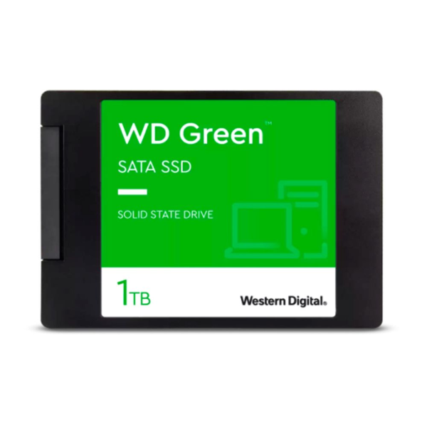 DISCO SOLIDO WESTERN DIGITAL GREEN, WDS100T3G0A, 1TB, SATA 6GB/S, 2.5", 7MM.
