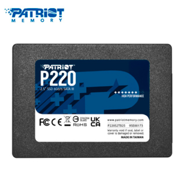 DISCO SOLIDO PATRIOT P220, 1TB, SATA III 6.0 GB/S, 2.5", 7MM