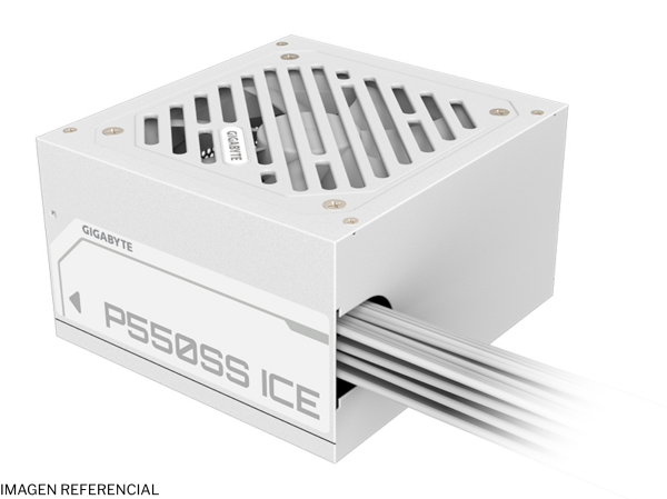 FUENTE DE PODER GIGABYTE P550SS ICE , 550W, 80 PLUS SILVER, FORMATO ATX. 4719331554941