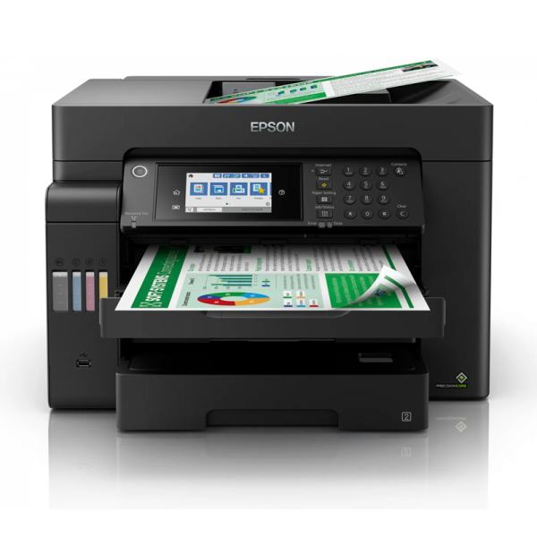 IMPRESORA MULTIFUNCIONAL DE TINTA EPSON ECOTANK L15150, IMPRIME/ESCANEA/COPIA/FAX/WI-FI/USB/ETHERNET