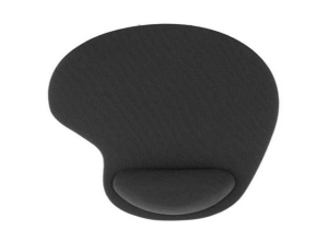 PAD MOUSE ERGONOMICO CON MUÑEQUERA NEGRO