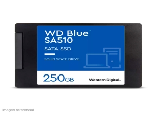 DISCO SOLIDO WESTERN DIGITAL BLUE SA510, 250GB, SATA 6GB/S, 2.5", 7MM.