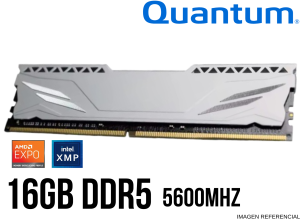 MEMORIA RAM QUANTUMX 16GB 5600MHZ DDR5 SILVER