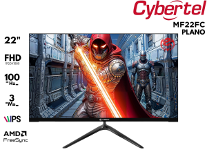 MONITOR GAMER BUSINESS CYBERTEL MF22FC 22P PLANO FHD 100HZ