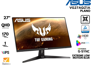 MONITOR GAMER, ASUS, 27P QHD (2560 X 1440) IPS 170HZ (SUPERIOR A 144HZ) 1MS TUF GAMING VG27AQZ1A