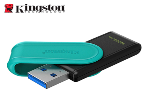 MEMORIA USB KINGSTON DATATRAVELER EXODIA S, 128GB, INTERFAZ: USB 3.2 GEN 1, VERDE