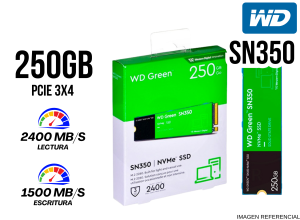 SSD, WD, GREEN M.2 SN350 250GB 2400MBP/S