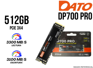 SSD, M.2 DATO DP700 PRO 512GB NVME 3300MB